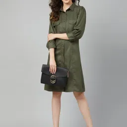 Marie Claire Green Shirt Dress image 4