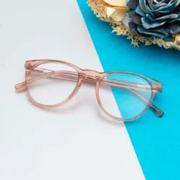 Ted Smith Brown Round Unisex Eyewear Frames - SHERLY2_C2 image 5