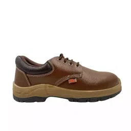 Allen Cooper Double Duty Safety Shoes Steel Toe Low Ankle PU Sole Size 9 UK/India Tan, DD 7146-picture-38