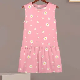 HELLCAT Girls Pink Floral Dresses-image-76