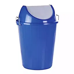 Grassland Dustbin 80 L HDPE Plastic Round Blue with Swing Lid, GPL1076-picture-15