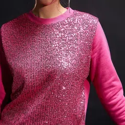 SASSAFRAS Women Embellished Sweatshirt image 5