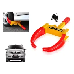 Auto Pearl Claw Type Anti Theft Adjustable Wheel Clamp Lock for Mahindra Quanto-image-96