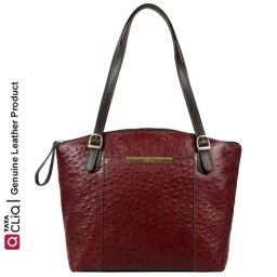 Hidesign EE Maple 03 Brown Textured Medium Shoulder Handbag-picture-40
