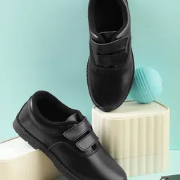LIBERTY Velcro Closure School Shoes - Black-picture-34