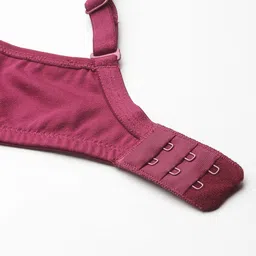 Leading Lady Maroon Bra Non-Padded image 5