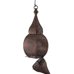Homesake Copper Moroccan Hanging Lamp - Set of 1 image 5