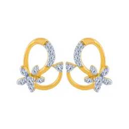 P.C. Chandra Jewellers 18 kt Gold & Diamond Earrings-picture-48