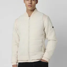 Van Heusen Beige Cotton Regular Fit Jacket-image-38