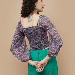 Ginger by Lifestyle Green Printed Top image 2