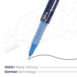 Schneider LX-Max 2 Blue & 1 Black Roller Ball Pen Needle Tip (Pack of 3) image 4