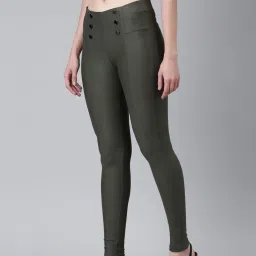 showoffff SHOWOFF Olive Jeggings image 2