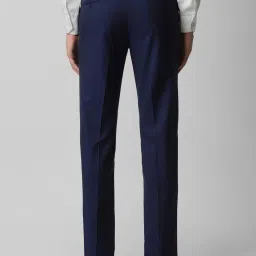 Van Heusen Navy Slim Fit Trousers image 2
