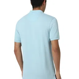 Van Heusen Blue Regular Fit Polo T-Shirt image 2