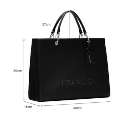 Miraggio Ace Black Large Tote image 3