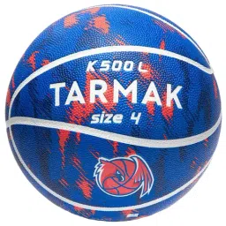 Tarmak by Decathlon Kids' Size 4 Basketball K500 - Blue/Orange-picture-103
