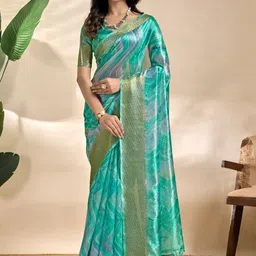 SP TEXTILE CLOTHES Silk Blend Saree-picture-12