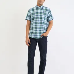 GANT Men Tartan Checks Opaque Checked Casual Shirt-picture-37