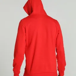 Puma NRP India Red Cotton Regular Fit Hooded Sweatshirt image 2