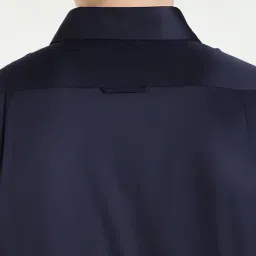 GANT Navy Blue Slim Fit Shirt image 5