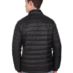 U.S. Polo Assn. Black Regular Fit Colour Block Hooded Jacket image 4