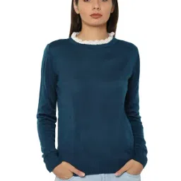Allen Solly Blue Regular Fit Sweater-picture-20