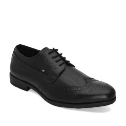 San Frissco Men's Buxom Black Derby Shoes-picture-21