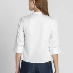 SHAYE White Lace Shirt image 2