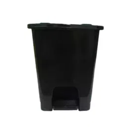Grassland Pedal Dustbin HDPE Plastic Black 15 L with Lid, GPL1115-picture-29