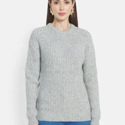 METTLE Grey Regular Fit Pullover-picture-23