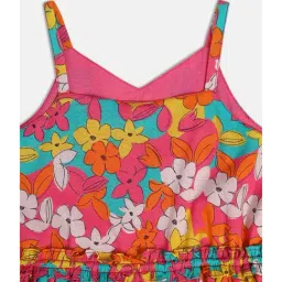 MINIKLUB Kids Multicolor Floral Print Dress image 4