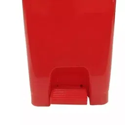 Grassland Pedal Dustbin HDPE Plastic Red 15 L with Lid, GPL1160 image 3