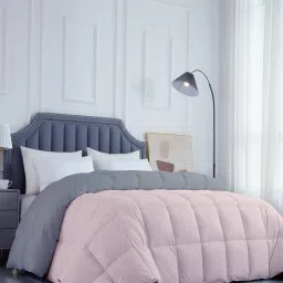 Razzai Pink Poly fill Basic Comforters image 2