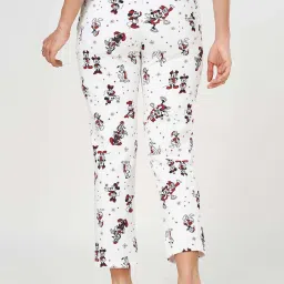 Dreamz by Pantaloons White Cotton Printed Pyjama image 2