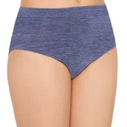 Wacoal B-Smooth High Waist Full Coverage Solid Hipster' Panty - Blue image 3