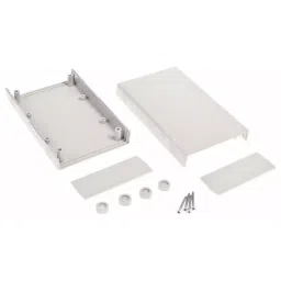 RS PRO Light Grey Polycarbonate Enclosure, IP30, 147.6 x 92.5 x 36.2mm Model No 2006674 image 3