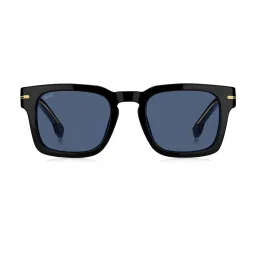 Hugo Boss Blue Rectangular Sunglasses for Men image 2
