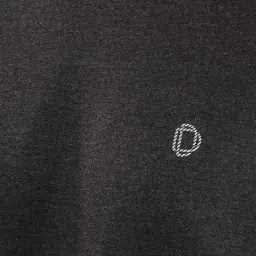 Dollar Charcoal Melange Regular Fit Solid Sweatshirt image 5