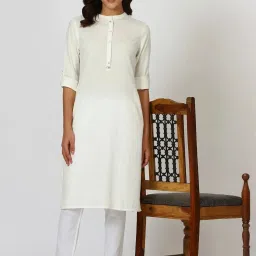 W White Plain Kurta - Pack of 2 image 2