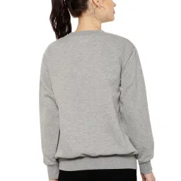 Vimal Jonney Grey Fleece Textured Sweatshirt image 2