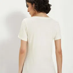 Honey by Pantaloons White Graphic Top image 2