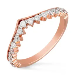 Malabar Gold and Diamonds 18k IGI Certified Diamond Rose Gold Ring for Women-picture-37