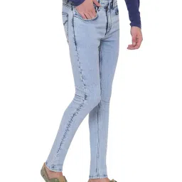 Being Human Blue Mid Rise Lightly Washed Jeans image 3