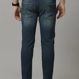 Voi Jeans Men Skinny Fit Low Distress Light Fade Stretchable Jeans image 3