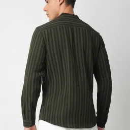 Vastrado Multicolored Relaxed Fit Striped Shirt image 2