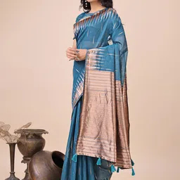 Astita Woven Design Zari Saree image 4