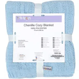 MiArcus Blue Polyester 265 GSM Blanket (0-12 Month) - Set of 1 image 3