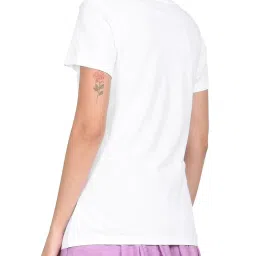 calvin klein jeans Calvin Klein Bright White & Bella Logo Slim Fit T-Shirt - Pack of 2 image 2