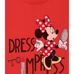 kidsville Mickey & Friends Printed Sweatshirt For Kids Girls image 3