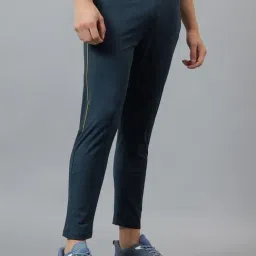 DIDA Blue Regular Fit Solid Sports Trackpants image 3